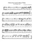 Christ the Lord is Risen Today - Arranged for 2 octave Bell Choir
