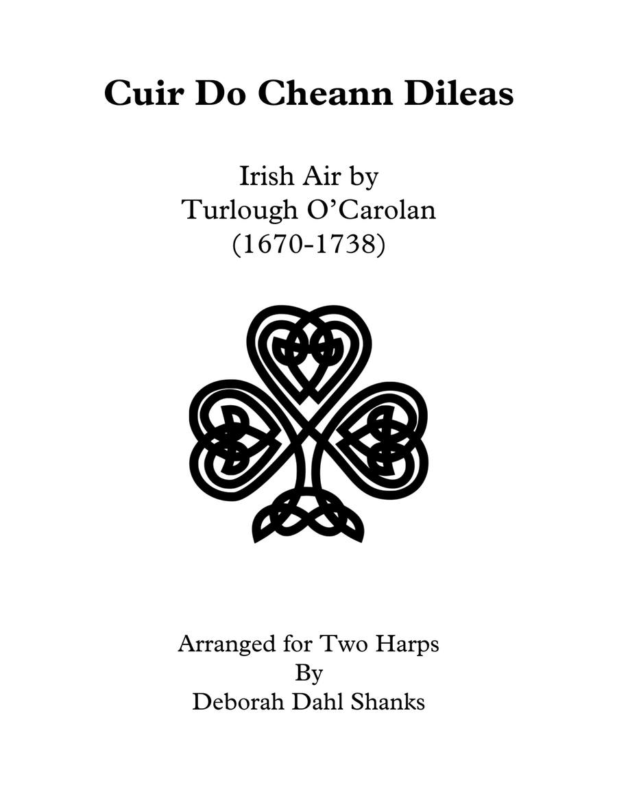 Cuir Do Cheann Dileas Cuir Do Cheann Dileas Celtic Harp scores gallery preview page 1