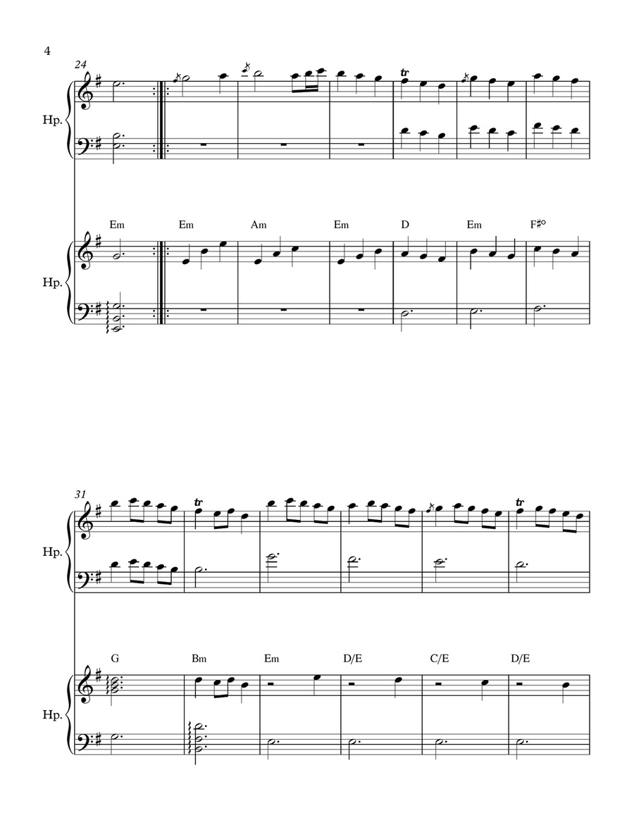 Cuir Do Cheann Dileas Cuir Do Cheann Dileas Celtic Harp scores gallery preview page 4