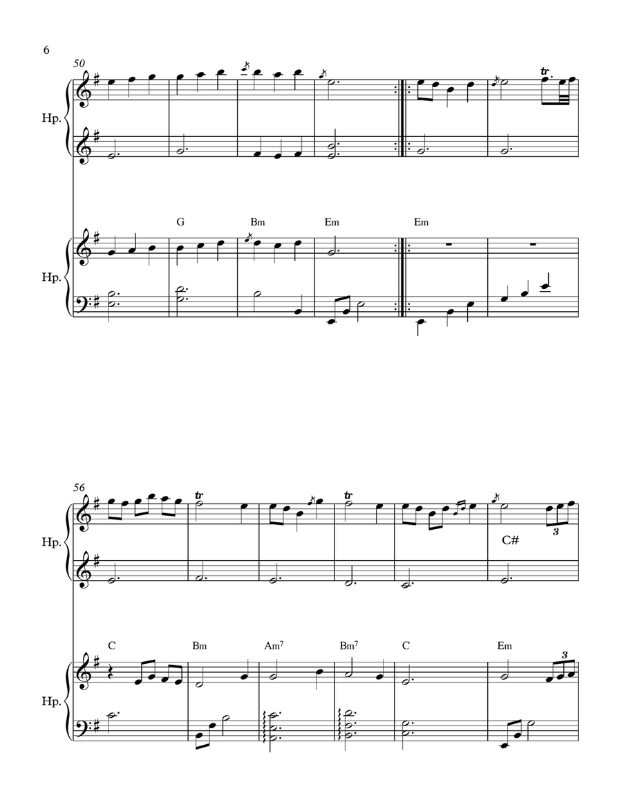 Cuir Do Cheann Dileas Cuir Do Cheann Dileas Celtic Harp scores gallery preview page 6