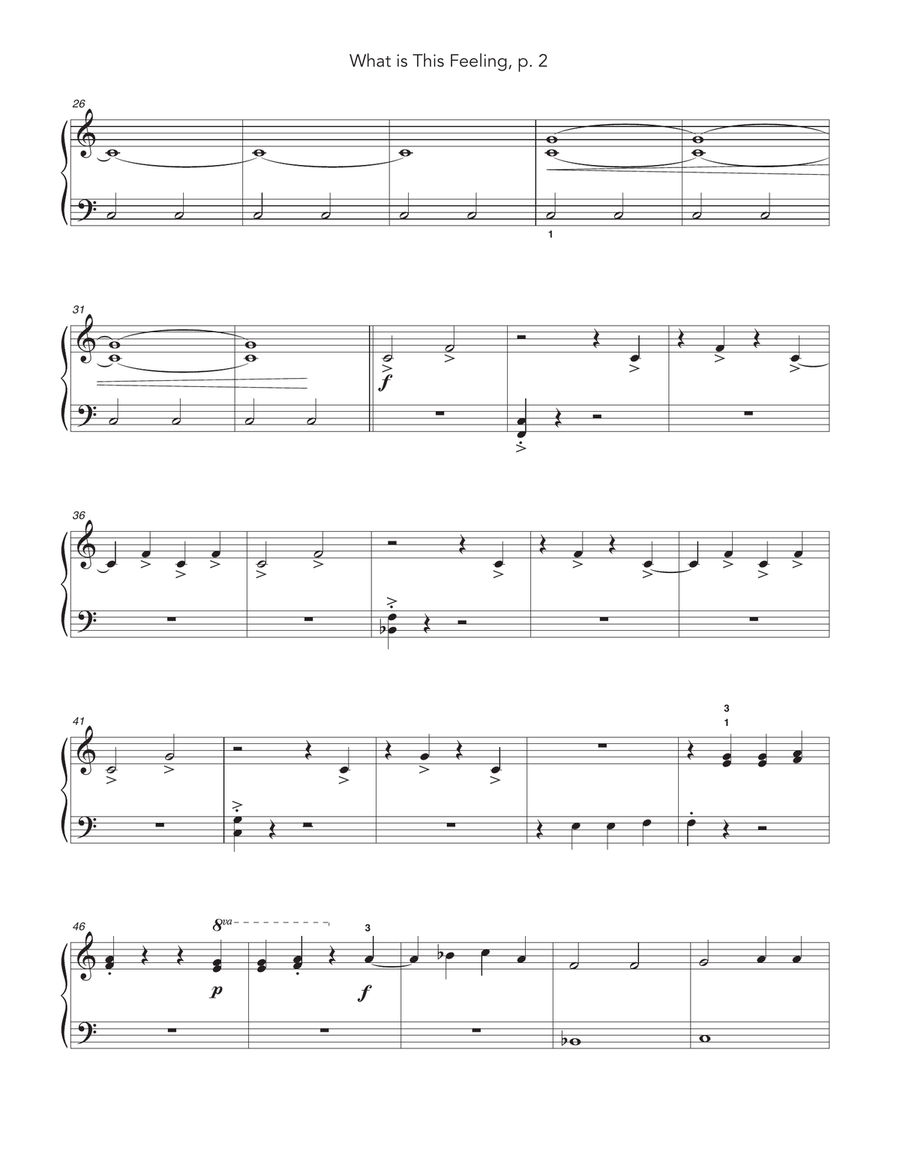 What Is This Feeling? What Is This Feeling? Easy Piano scores gallery preview page 2