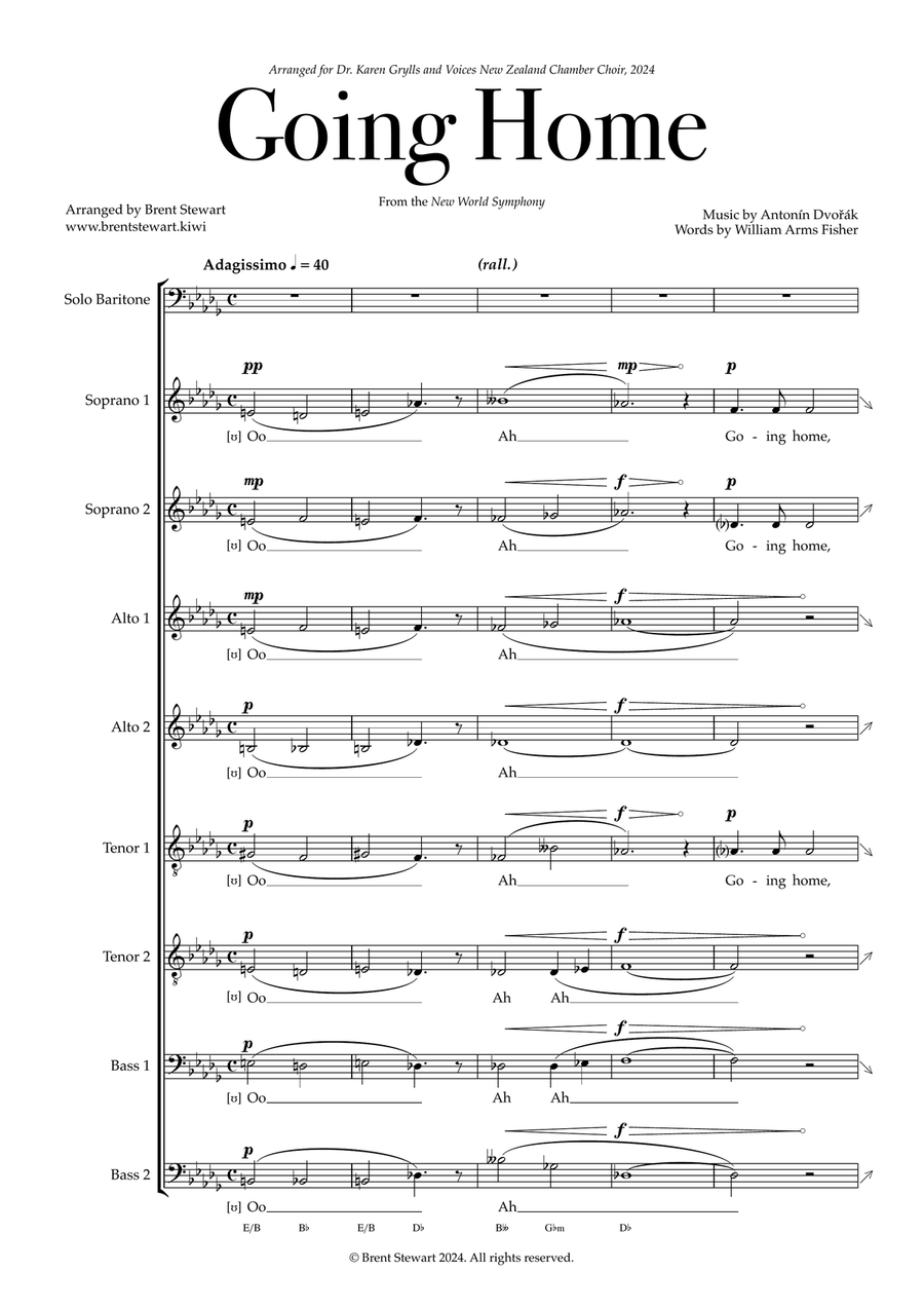 Going Home (Goin' Home) Divisi scores gallery preview page 1