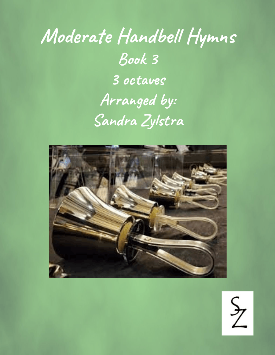 Moderate Handbell Hymns -Book 3 (3 octave handbell hymns) 3-Octaves scores gallery preview page 1