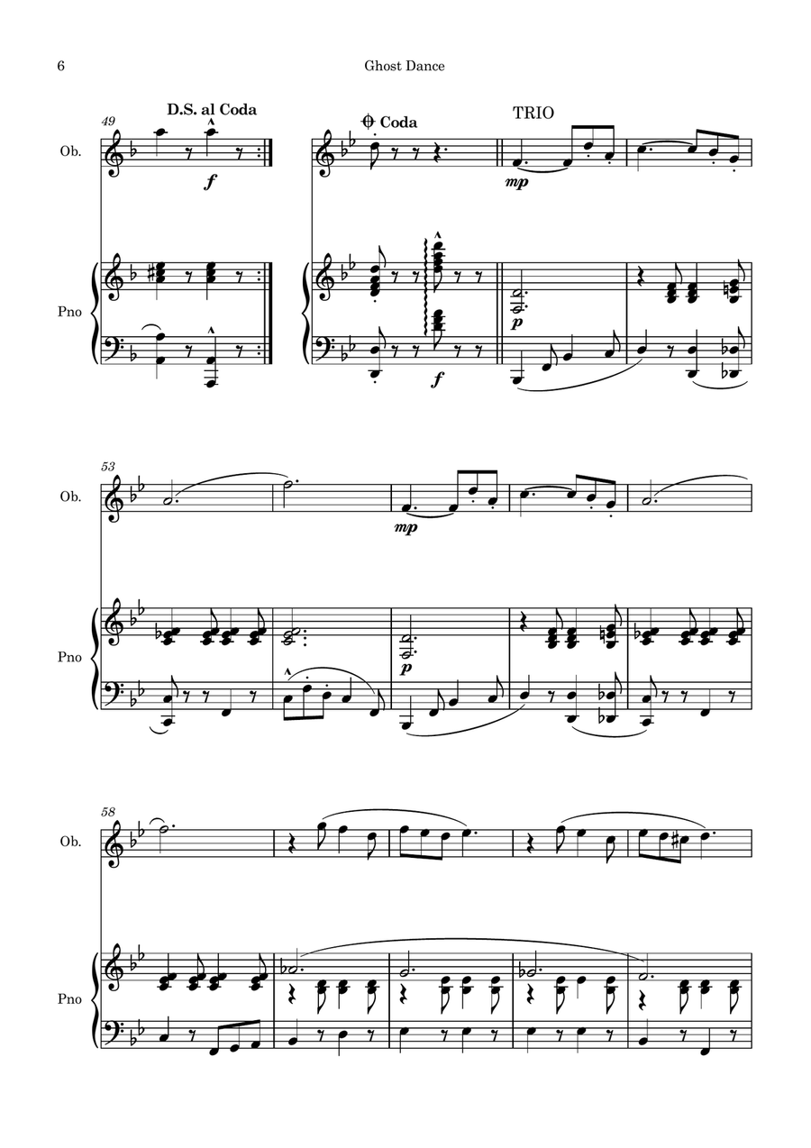 Ghost Dance Ghost Dance Piano scores gallery preview page 6