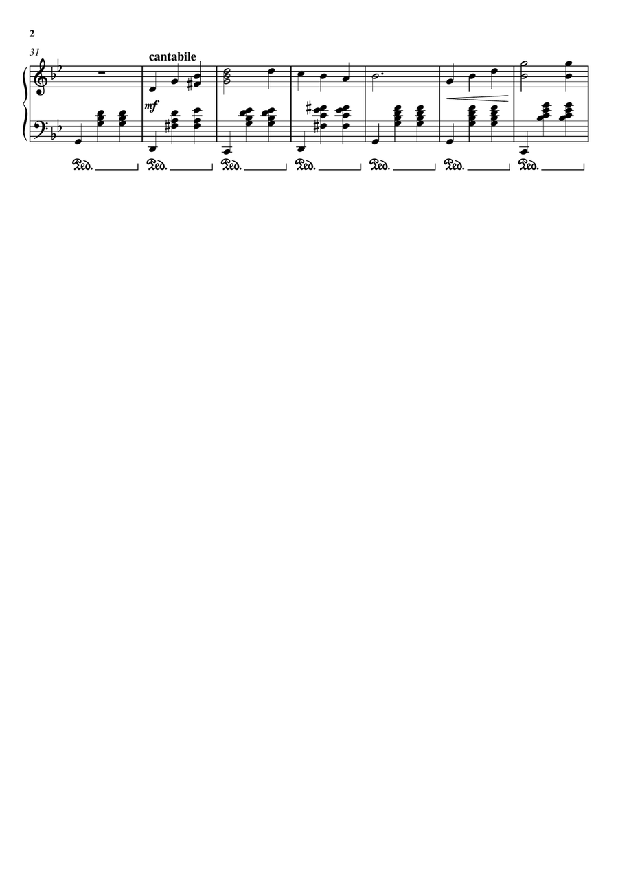 Merry Go Round of Life Merry Go Round of Life Piano Solo scores gallery preview page 2