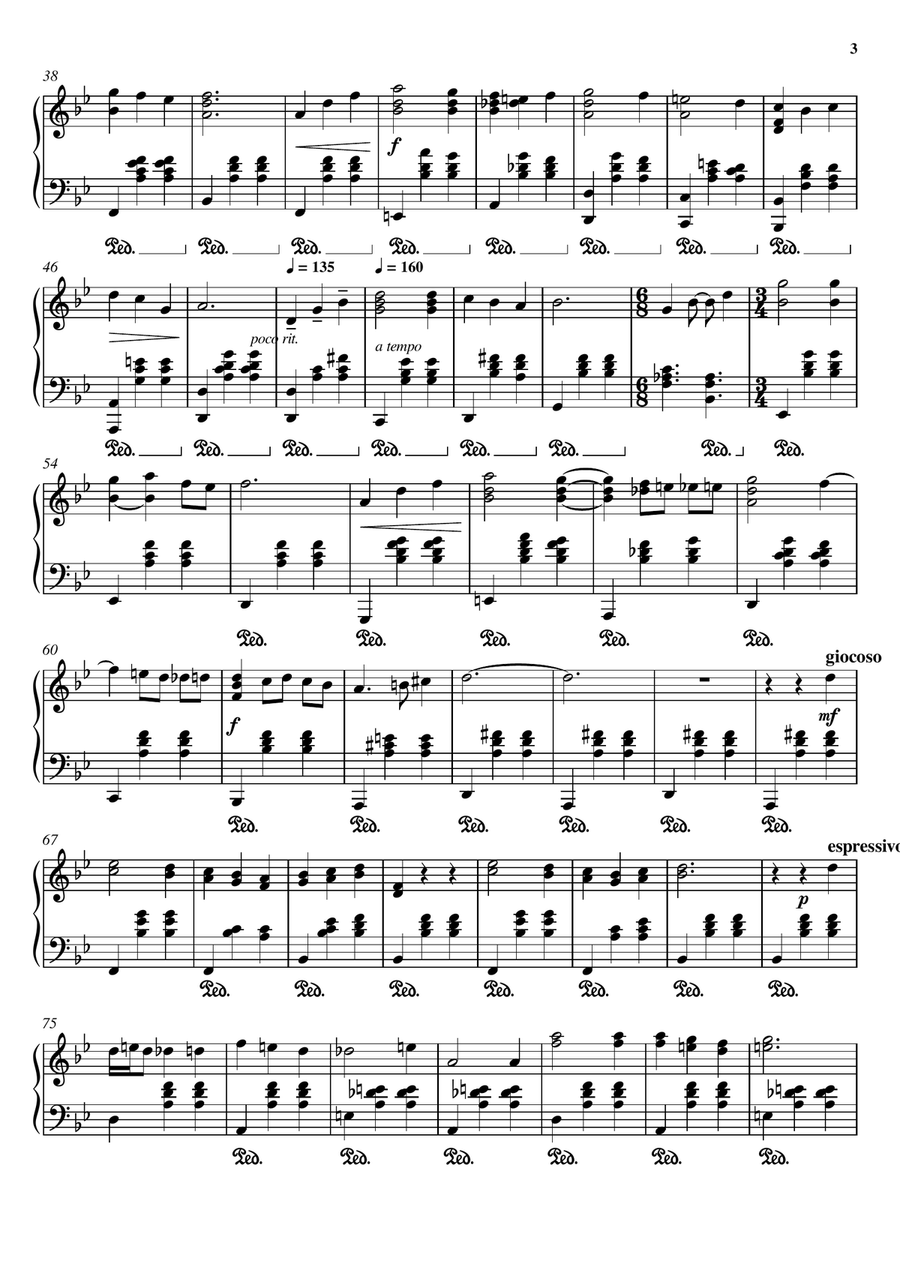 Merry Go Round of Life Merry Go Round of Life Piano Solo scores gallery preview page 3