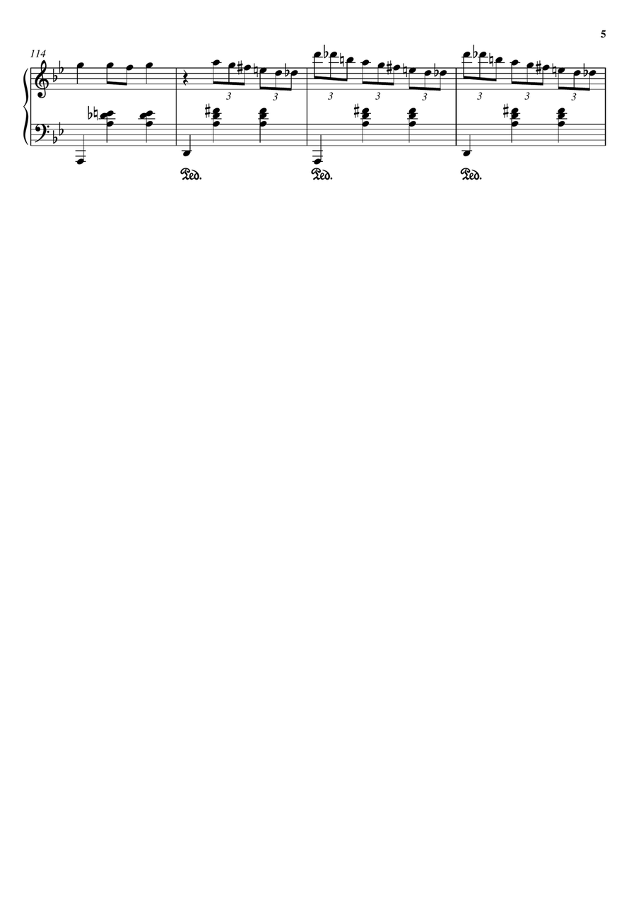 Merry Go Round of Life Merry Go Round of Life Piano Solo scores gallery preview page 5