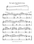 The Light of the World Is Jesus (3 octave handbells)
