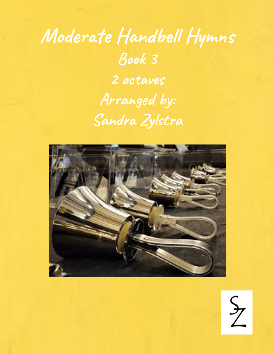 Moderate Handbell Hymns -Book 3 (2 octave handbell hymns) 2-Octaves scores gallery preview page 1
