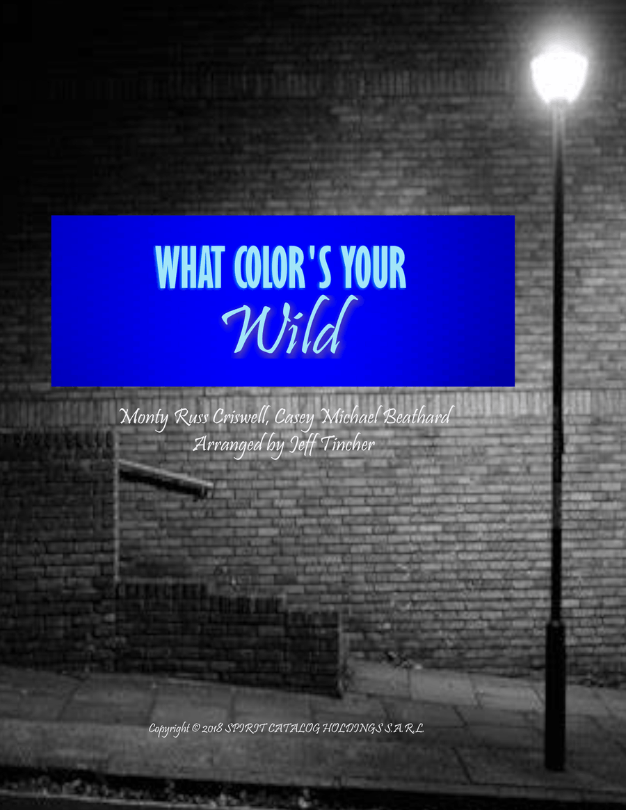 What Color's Your Wild What Color's Your Wild Piano, Vocal scores gallery preview page 1
