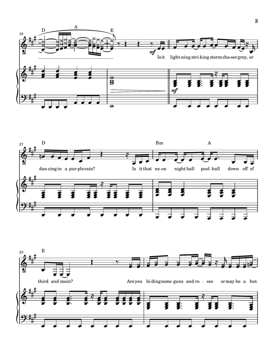 What Color's Your Wild What Color's Your Wild Piano, Vocal scores gallery preview page 4
