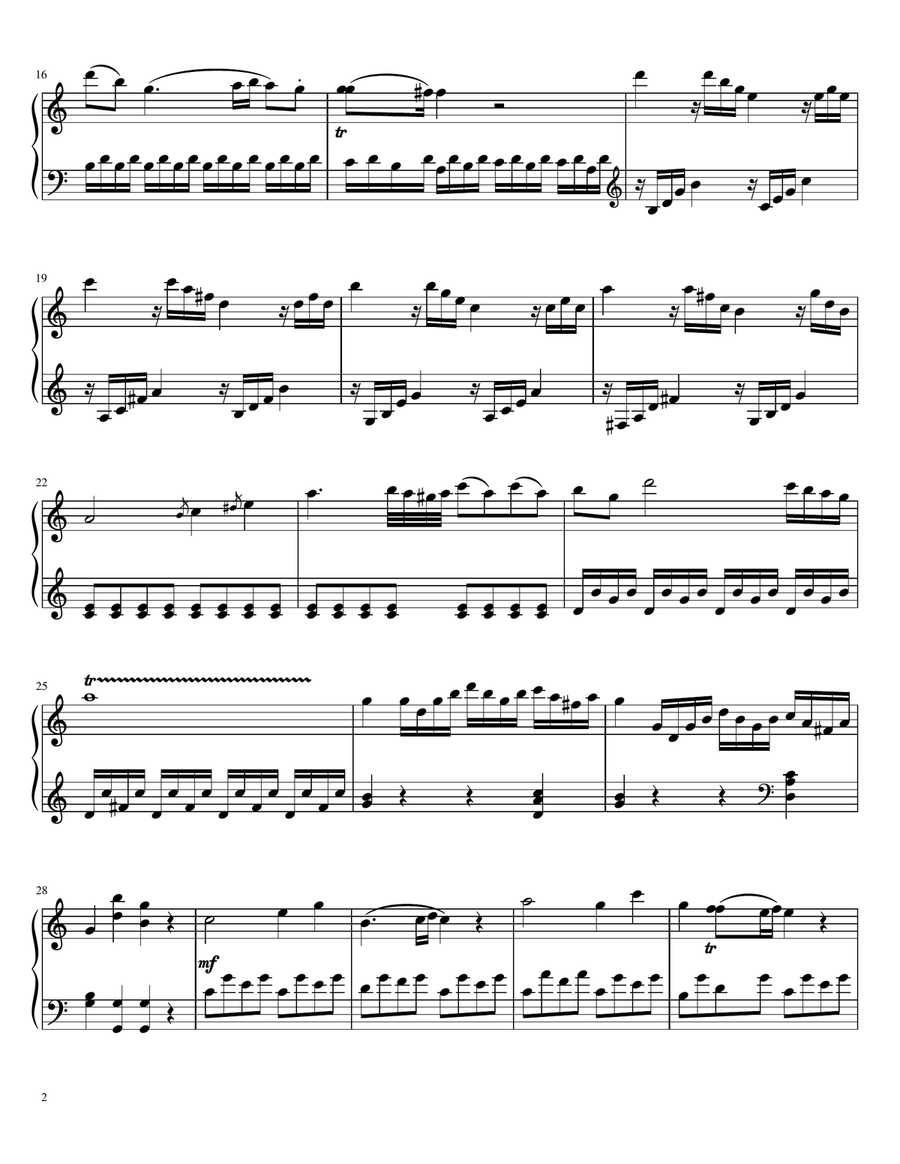 Sonata No. 16 Sonata No. 16 Chamber Music scores gallery preview page 2