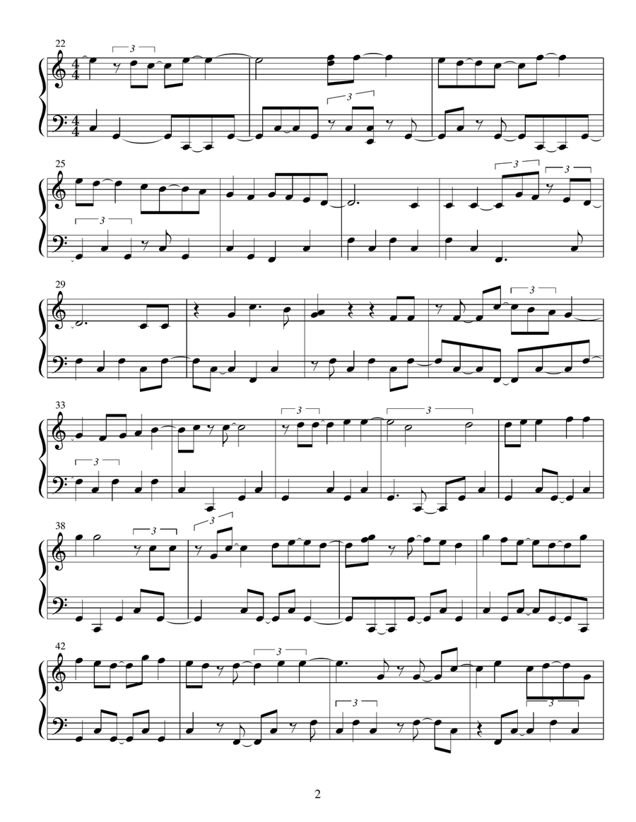 Liebe Endet Nie Liebe Endet Nie Piano Solo scores gallery preview page 2