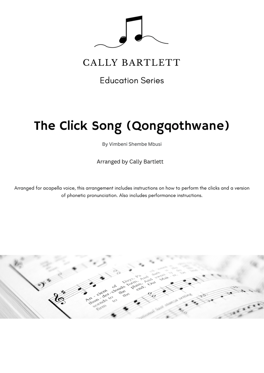Qongqothwane A/k/a Click Song The Unison Choir scores gallery preview page 1
