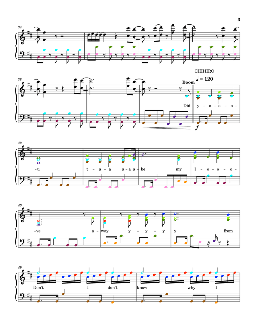 Lunch Lunch Piano Duet scores gallery preview page 3