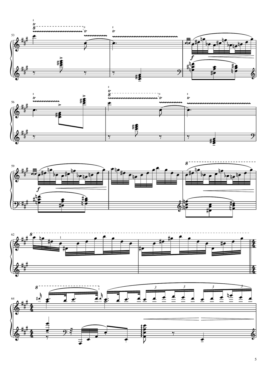 Claude Debussy - L'Isle joyeuse L.106 - for Piano Solo With Fingered Original Piano Solo scores gallery preview page 5