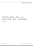 Riesling, de la vallée de Yakima