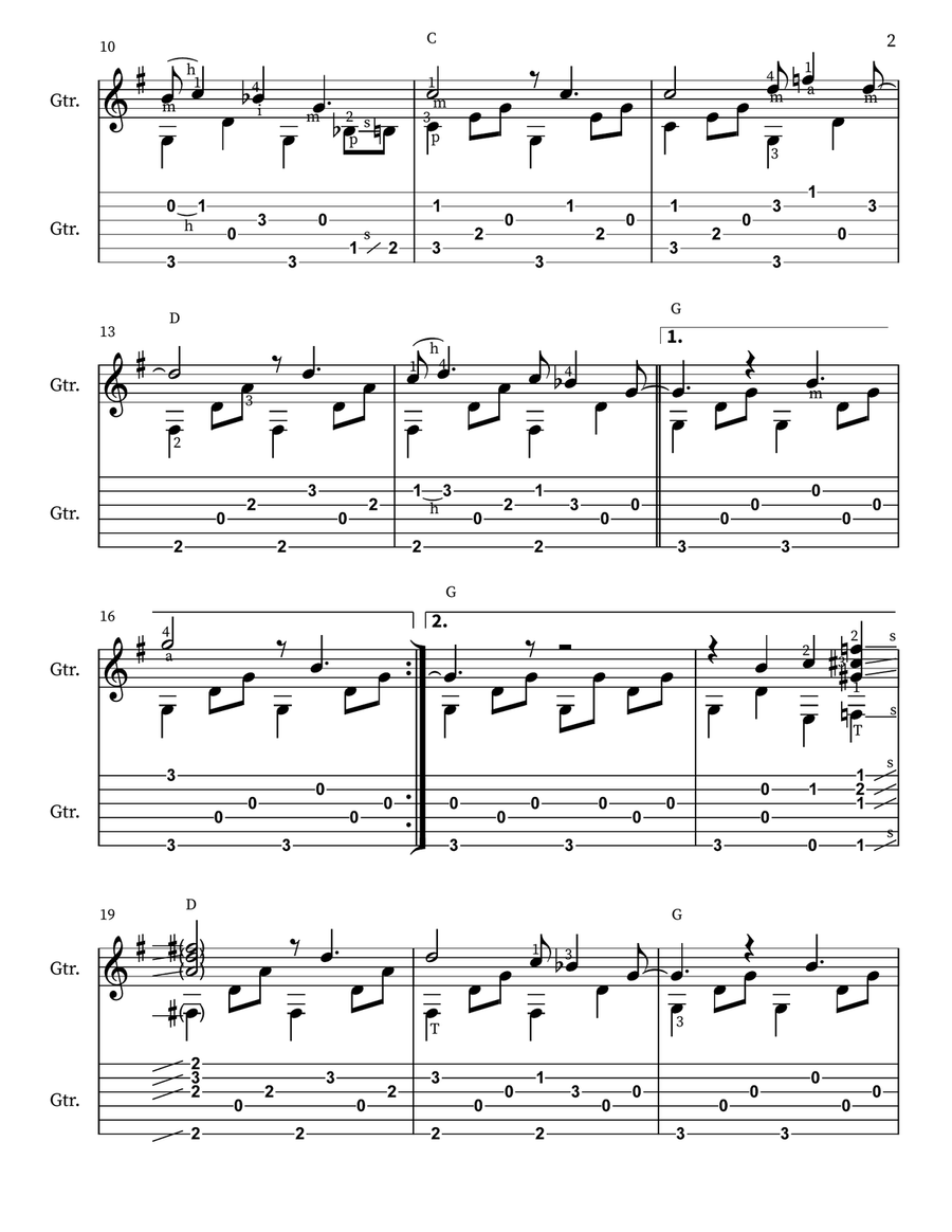 Man Of Constant Sorrow Acoustic Guitar scores gallery preview page 2