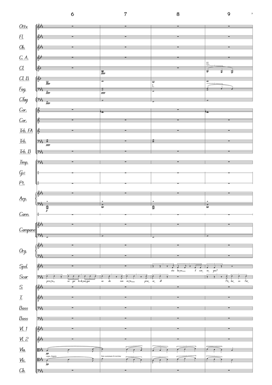 Te Deum (From Giacomo Puccini's Tosca) Full Orchestra scores gallery preview page 3