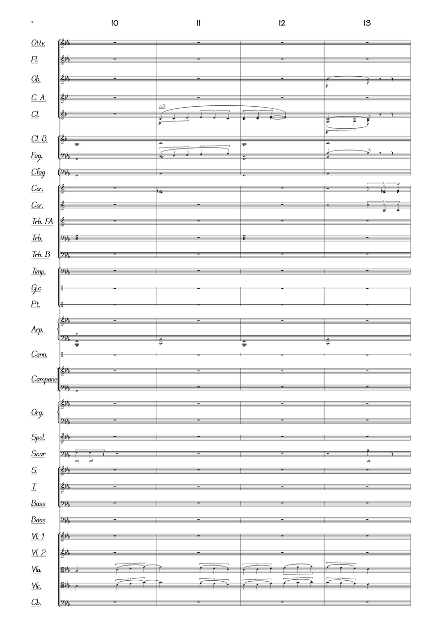 Te Deum (From Giacomo Puccini's Tosca) Full Orchestra scores gallery preview page 4