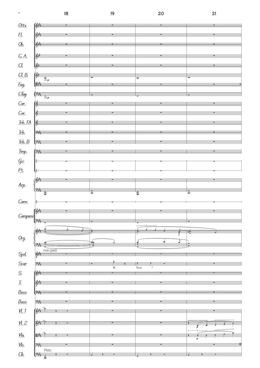 Te Deum (From Giacomo Puccini's Tosca) Full Orchestra scores gallery preview page 6