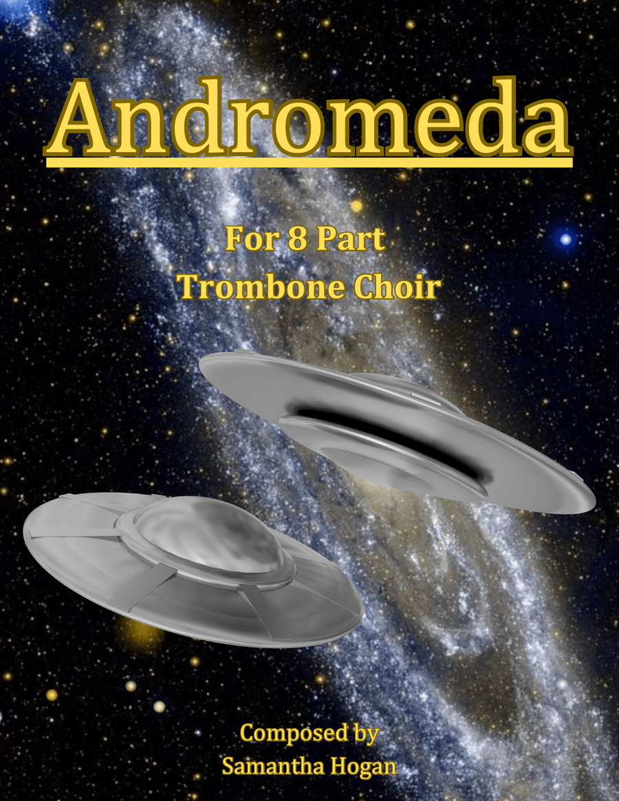 Andromeda- for 8 part Trombone Choir Chamber Music scores gallery preview page 1