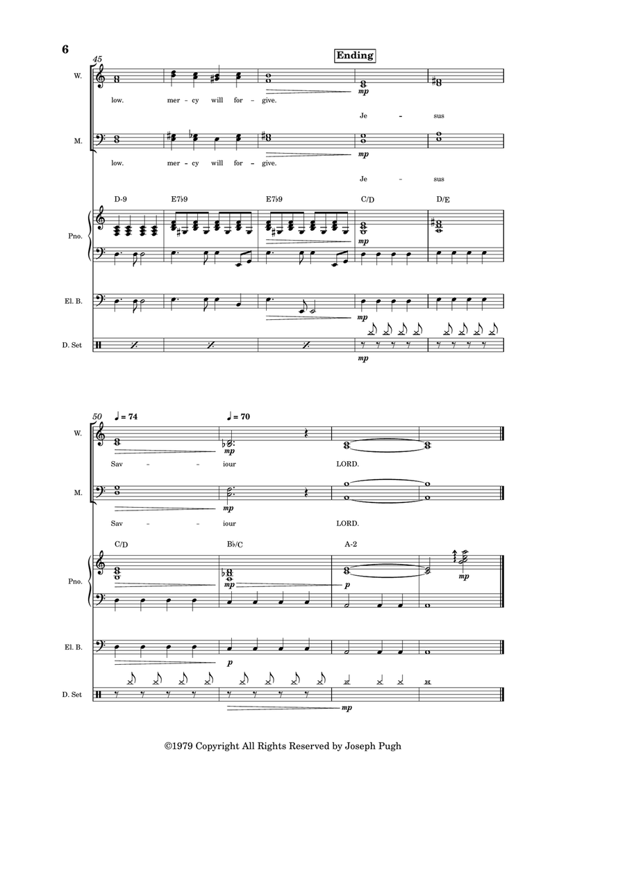 Follow Follow 4-Part scores gallery preview page 6