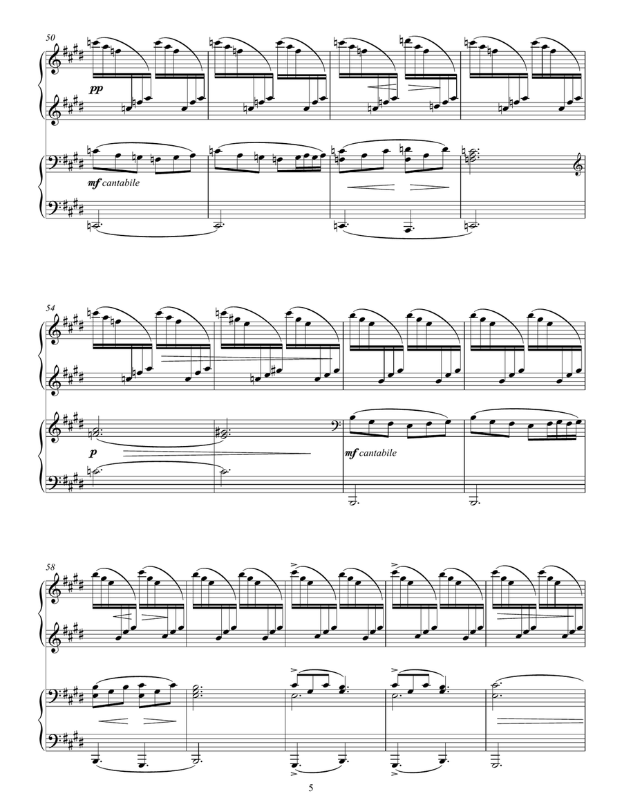 Peer Gynt Suite no. 1 (Morning, Anitra's Dance, In the Hall of the Mountain King) 1 Piano, 4-Hands scores gallery preview page 5