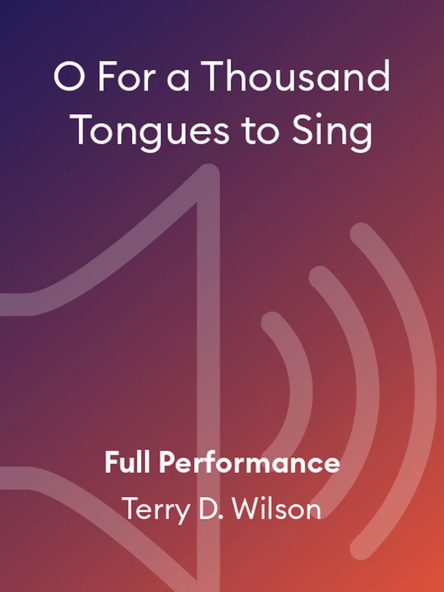 O For a Thousand Tongues to Sing Organ Solo scores gallery preview page 1