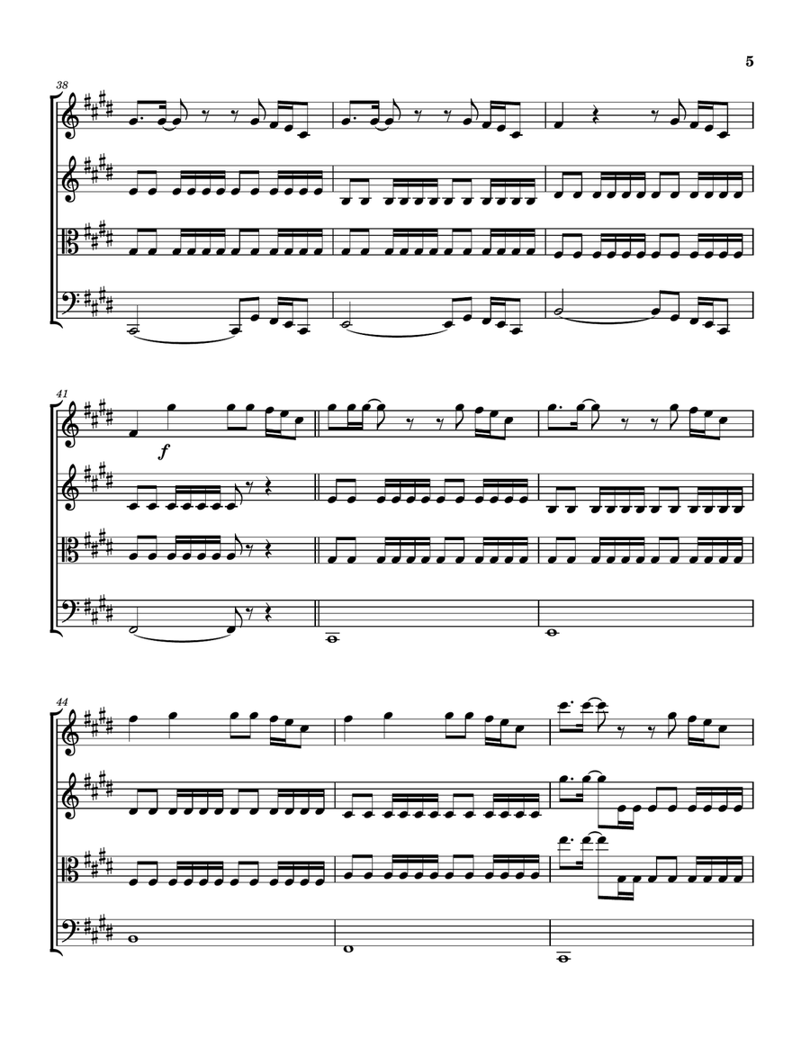 No Fear No Fear String Quartet scores gallery preview page 6