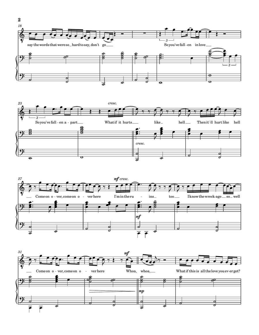 What If This Is All The Love You Ever Get? Piano, Vocal scores gallery preview page 2