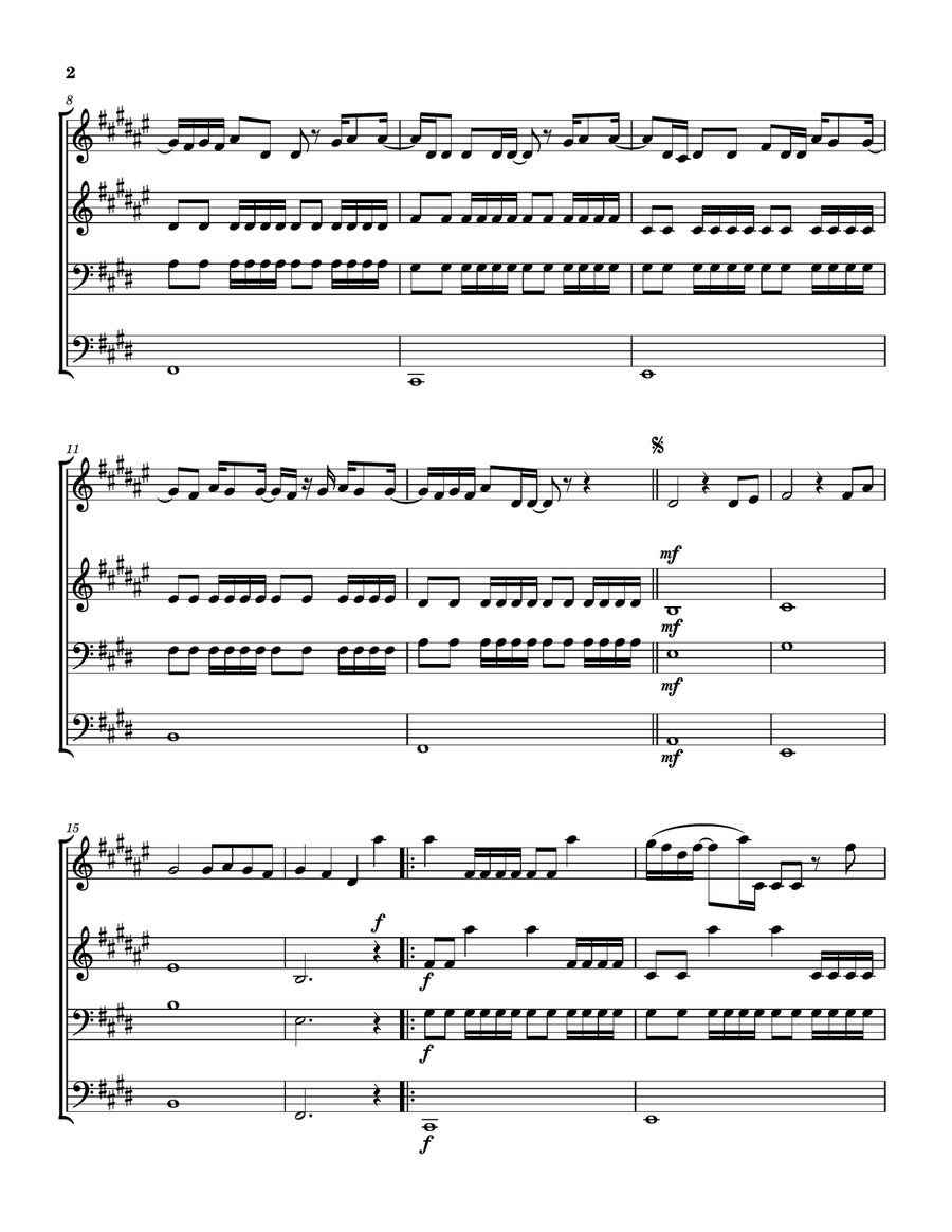No Fear No Fear Brass Quartet scores gallery preview page 3