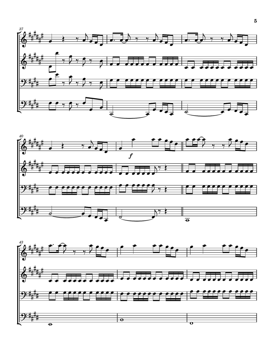 No Fear No Fear Brass Quartet scores gallery preview page 6