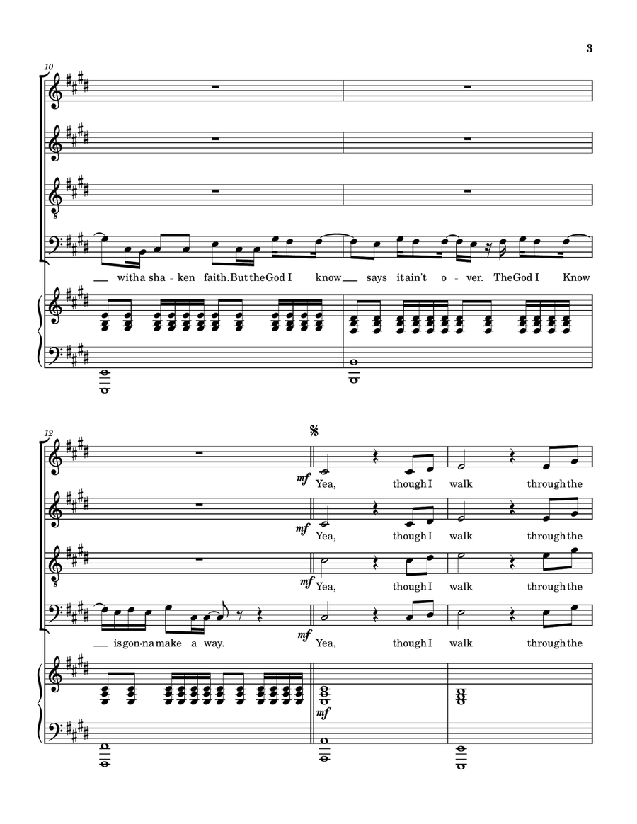 No Fear No Fear 4-Part scores gallery preview page 4