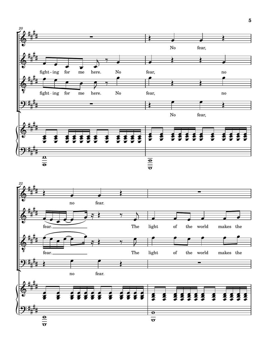 No Fear No Fear 4-Part scores gallery preview page 6