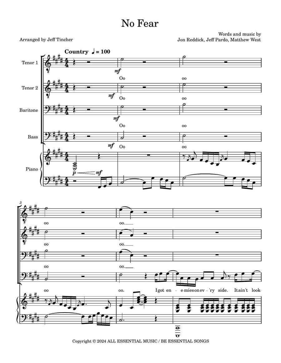 No Fear No Fear TTBB scores gallery preview page 2