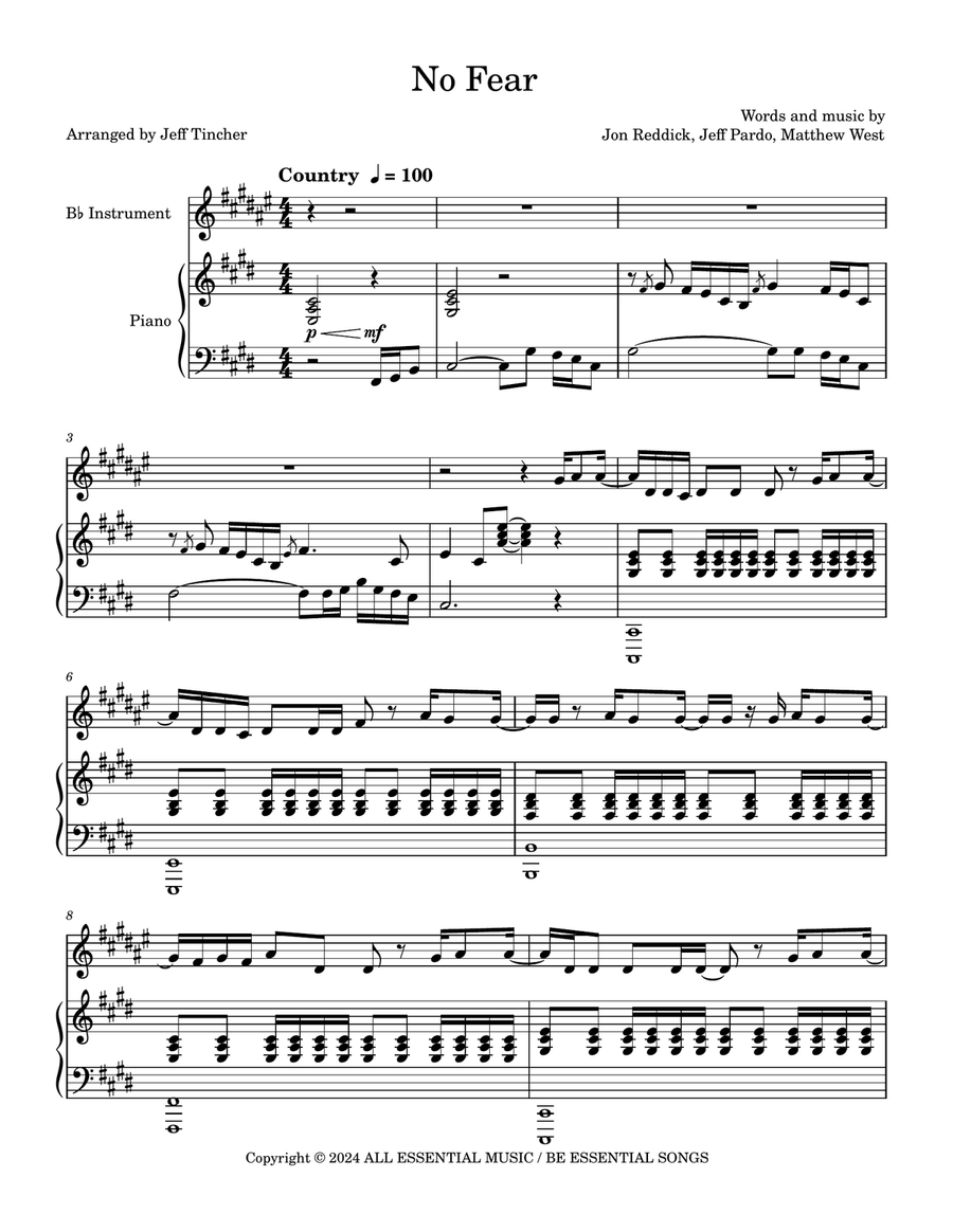 No Fear B-Flat Trumpet scores gallery preview page 2