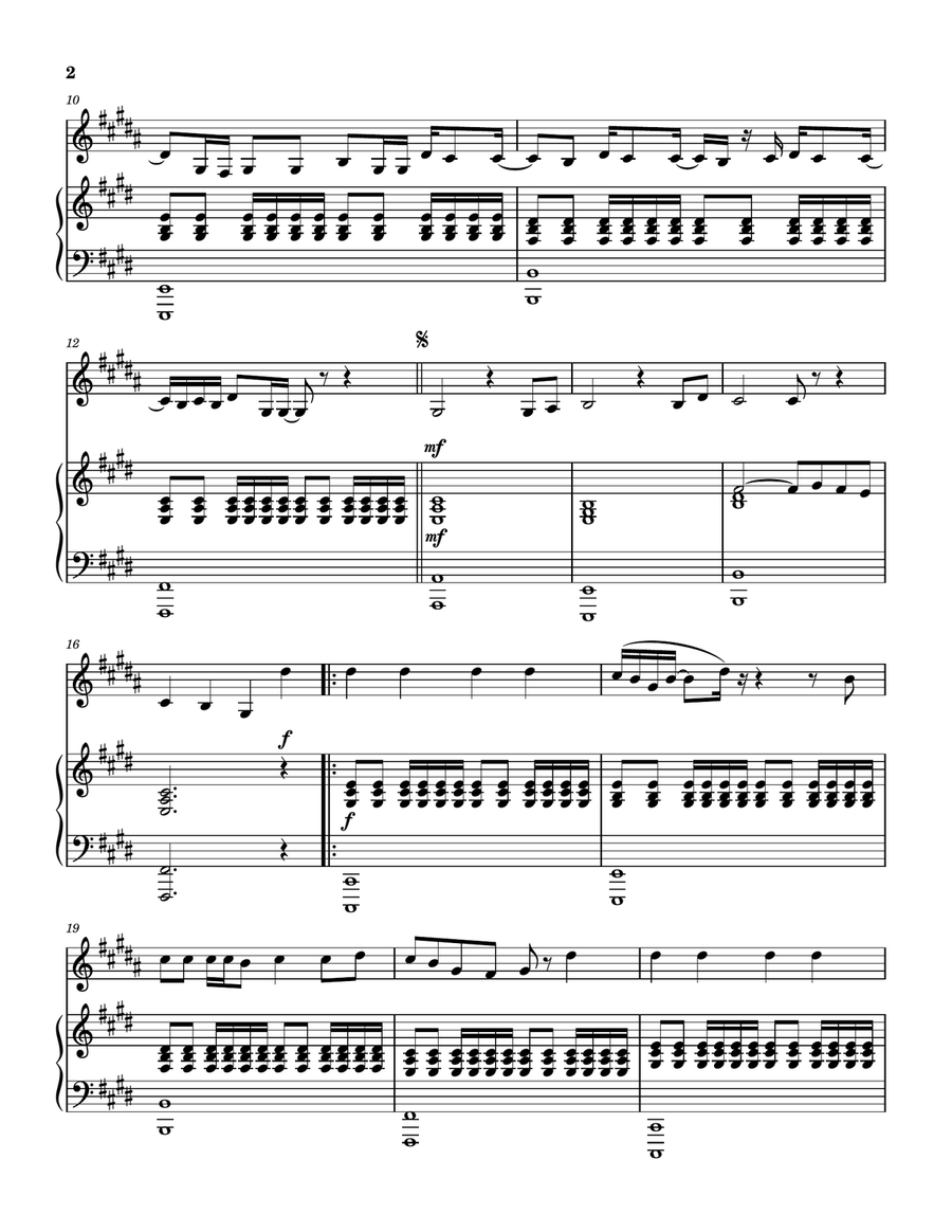 No Fear Piano scores gallery preview page 3