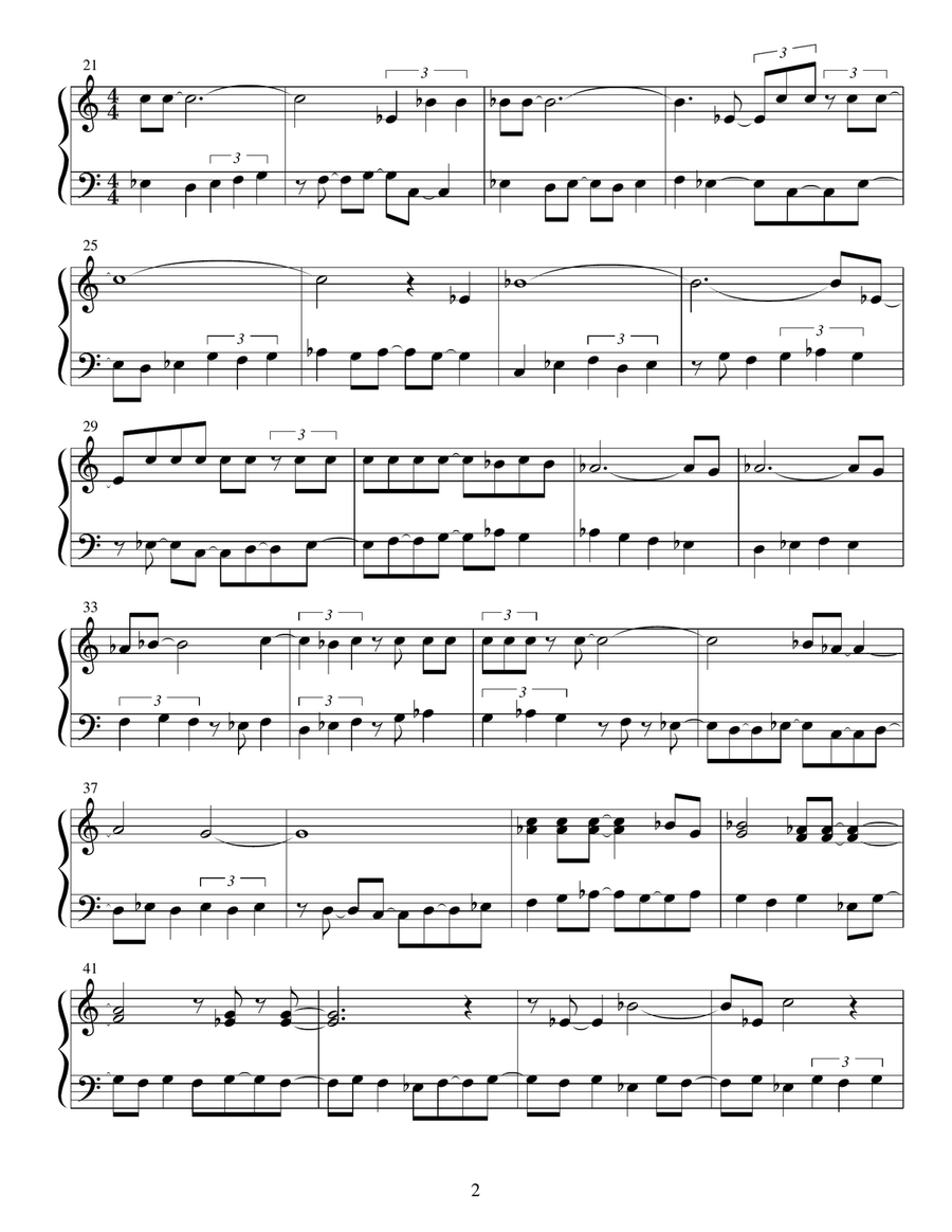Simplex Amor Simplex Amor Piano Solo scores gallery preview page 2