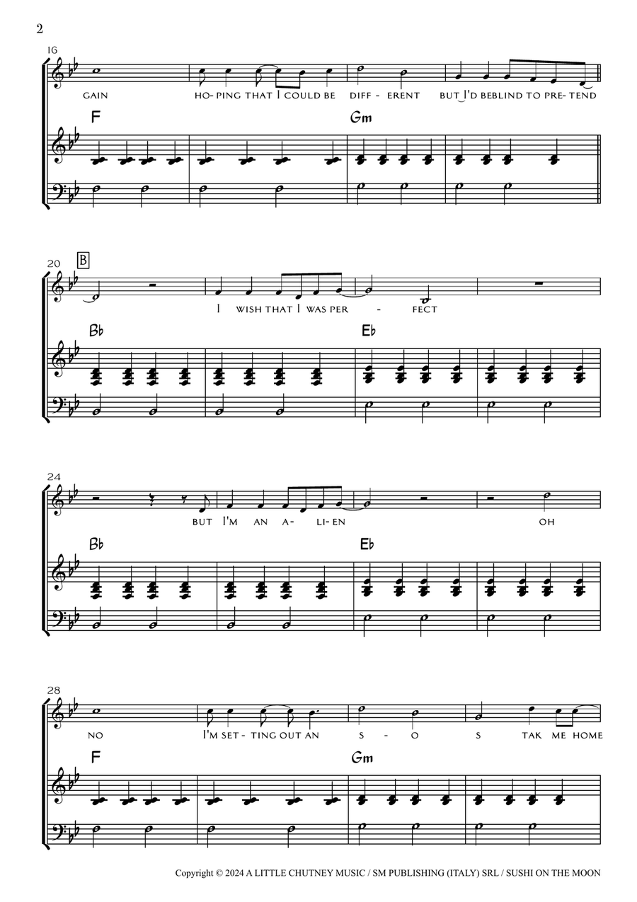 Born With A Broken Heart Born With A Broken Heart Piano, Vocal scores gallery preview page 2