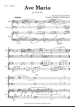 Ave Maria Caccini for Piano Trio