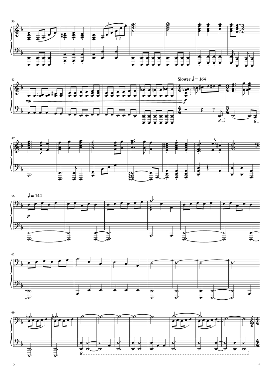 Hans Zimmer - Pirates Of The Caribbean (Medley) Piano Solo scores gallery preview page 3