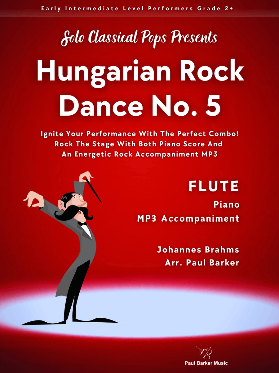 Hungarian Rock Dance No. 5 (Flute & Piano) Flute scores gallery preview page 1