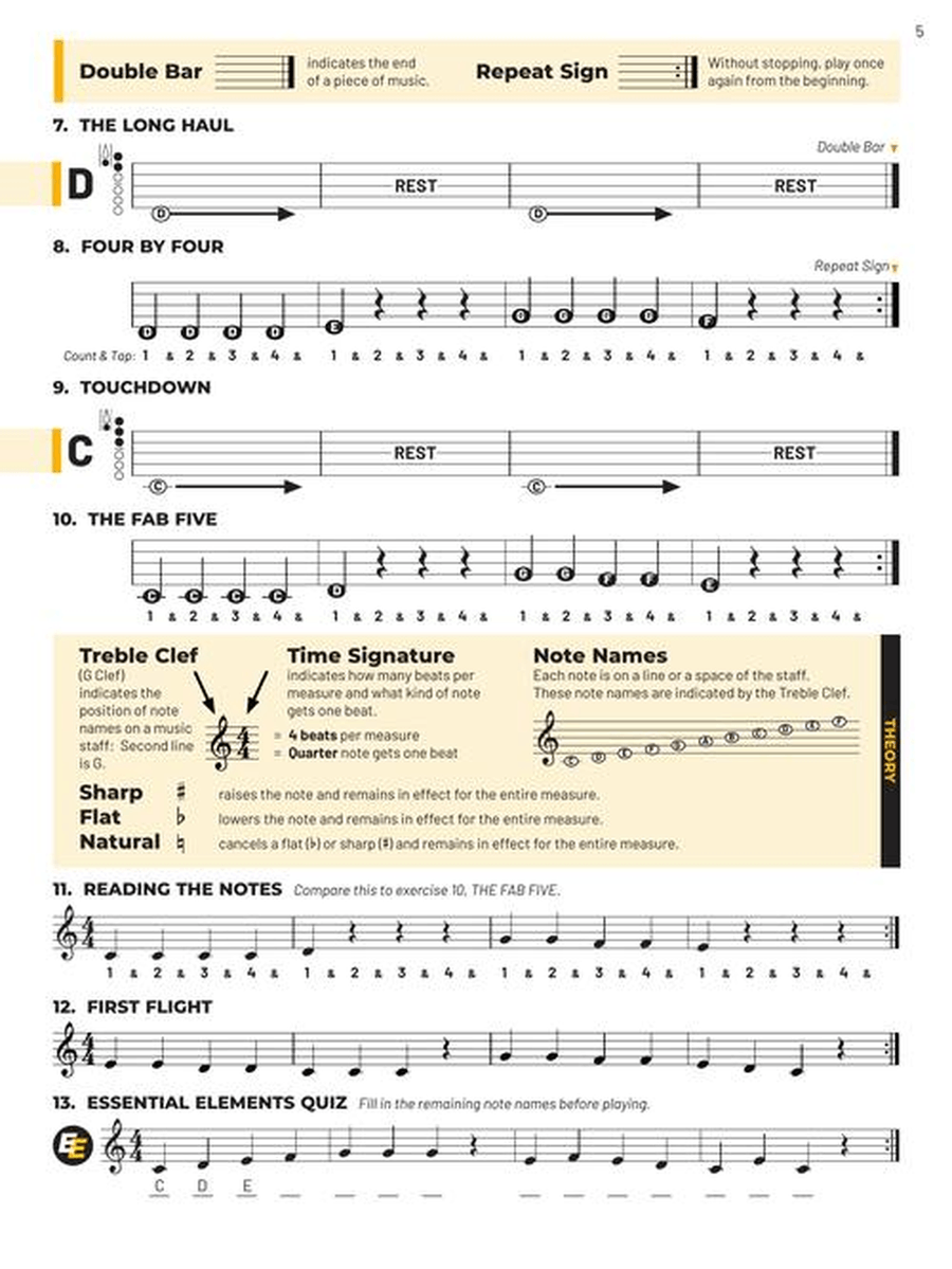 Essential Elements for Band – Bb Clarinet Book 1 with Online Resources Concert Band Methods scores gallery preview page 3