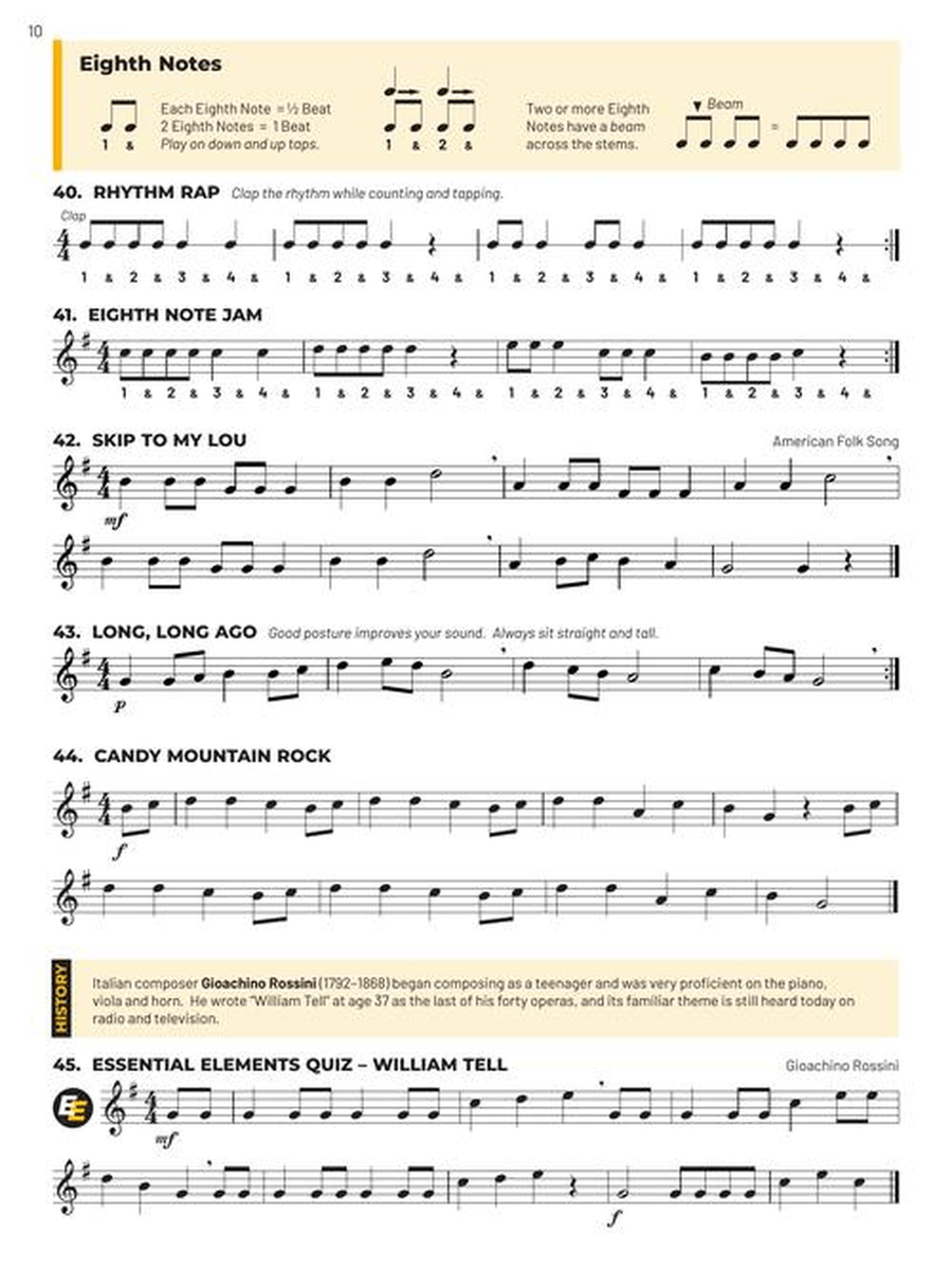 Essential Elements for Band – Eb Alto Sax Book 1 with Online Resources Concert Band Methods scores gallery preview page 4