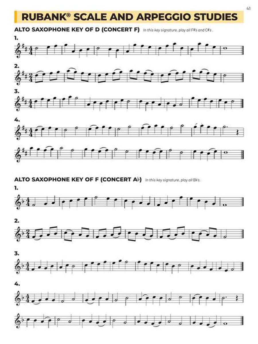 Essential Elements for Band – Eb Alto Sax Book 1 with Online Resources Concert Band Methods scores gallery preview page 6