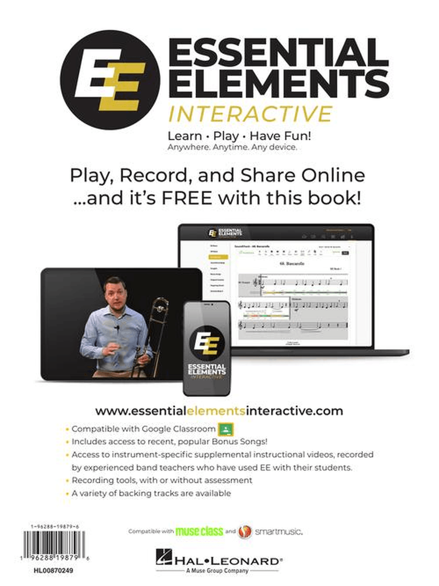Essential Elements for Band – Eb Alto Sax Book 1 with Online Resources Concert Band Methods scores gallery preview page 8