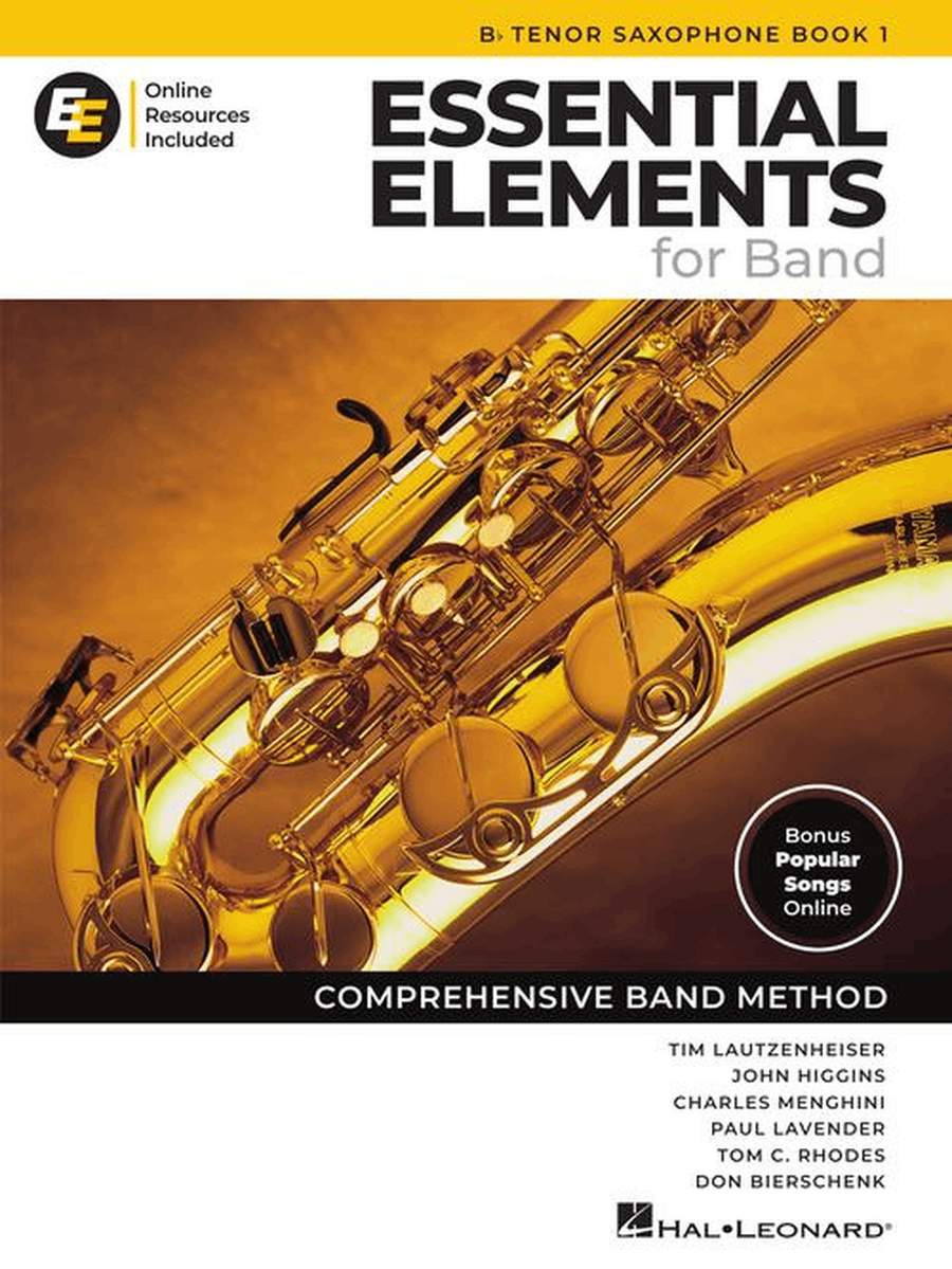 Essential Elements for Band – Bb Tenor Sax Book 1 with Online Resources Concert Band Methods scores gallery preview page 2