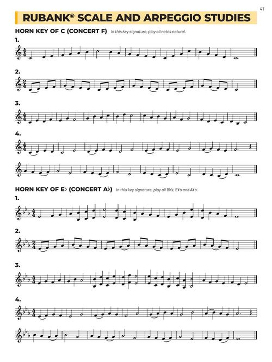 Essential Elements for Band – F Horn Book 1 with Online Resources Concert Band Methods scores gallery preview page 7
