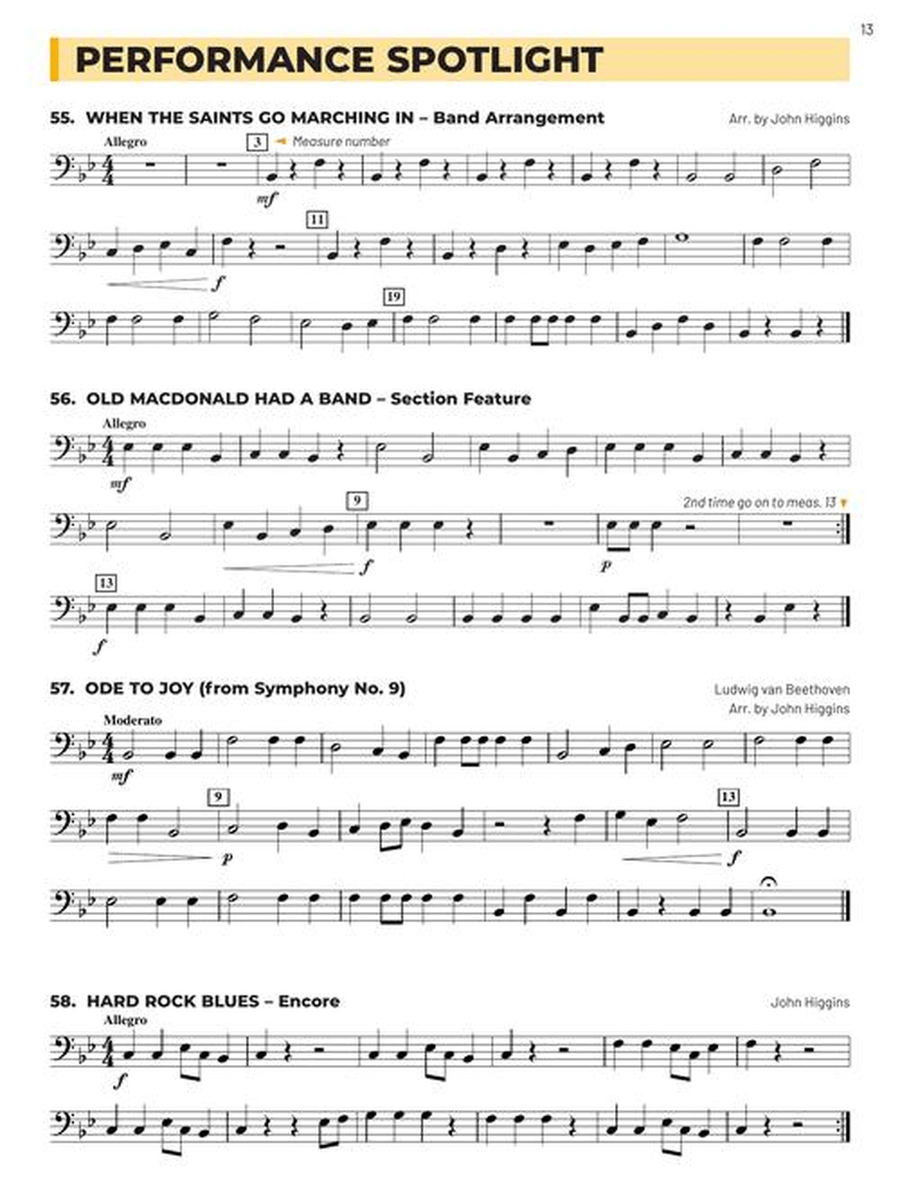 Essential Elements for Band – Trombone Book 1 with Online Resources Concert Band Methods scores gallery preview page 5